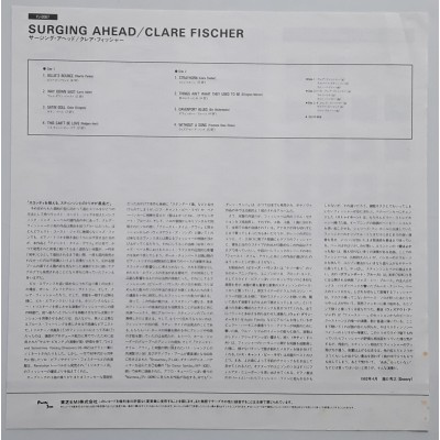 Fischer, Clare - LP - JAP - Surging Ahead