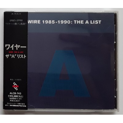 WIRE - CD - JAP - 1985 - 1990 - The A List - PROMO