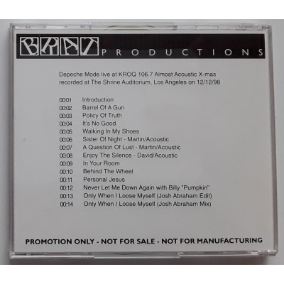 Depeche Mode - CD - Live in Los Angeles 12/12/98