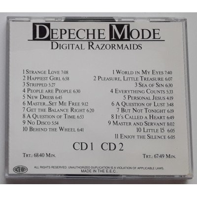 Depeche Mode - 2 CD - Digital Razormaids