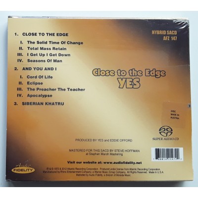 Yes - SACD - U.S.A. - Close To the Edge - SEALED