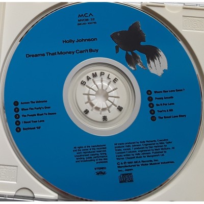 Johnson, Holly - FGTH - CD - JAP - Dreams That Money - PROMO