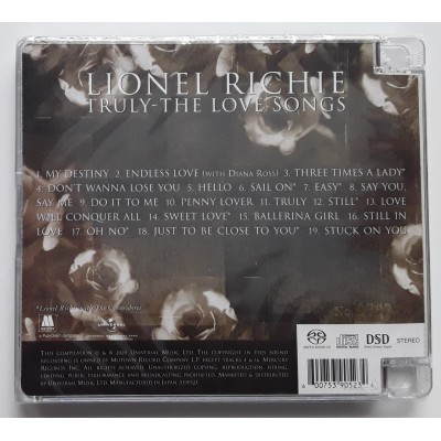 Richie, Lionel - SACD - JAP/ Hong Kong - Truly The Love - SEALED Ltd: 767 of 1000