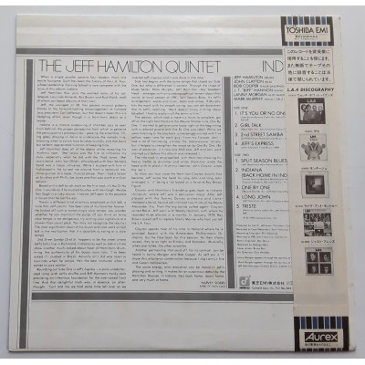Hamilton, Jeff - LP - JAP - Indiana - WHITE LABEL PROMO