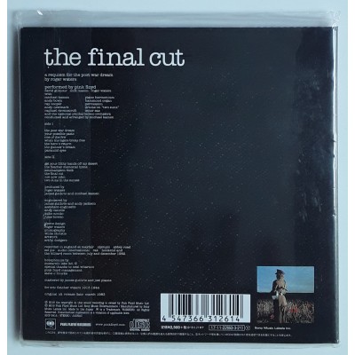 Pink Floyd - CD - JAP - The Final Cut  - SEALED