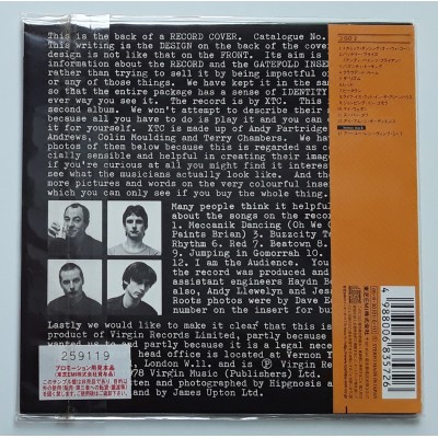 XTC - CD - JAP - Go 2 - PROMO - SEALED