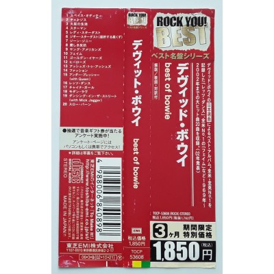 Bowie, David - CD - JAP - Best Of David Bowie