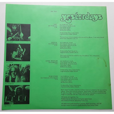 Yes - LP - JAP - Yesterdays
