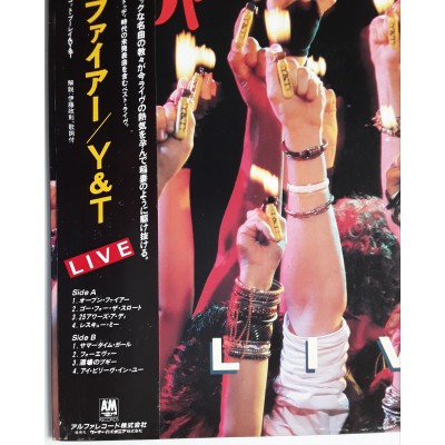 Y & T - LP - JAP - Open Fire + PROMO