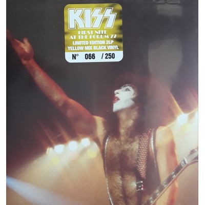 KISS - 2 LP - First Night At The Forum 77 - Yellow Mix Black Vinyl