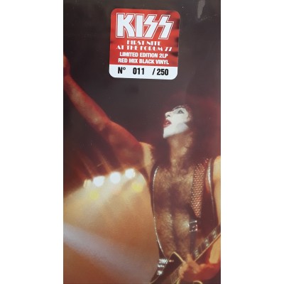 KISS - 2 LP - First Night At The Forum 77 - Red Mix Black Vinyl