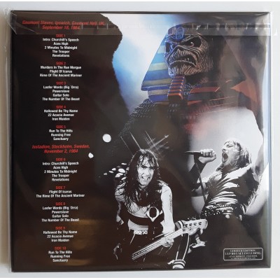 IRON MAIDEN - 5 LP BOX - When The Fear Was The Game - Red Mix Black Vinyl
