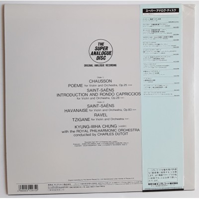 Kyoung-Wha Chung - LP - JAP - Chausson : Poeme - THE SUPER ANALOGUE DISC