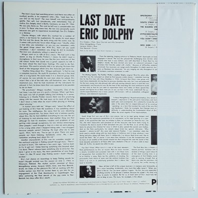 Dolphy, Eric - LP - JAP - Last Date