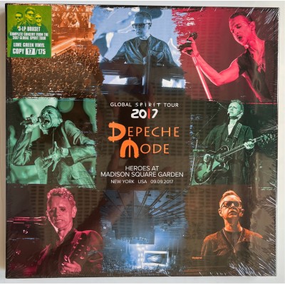 Depeche Mode - 3 LP BOX - Heroes At Madison Square Garden - Green Vinyl