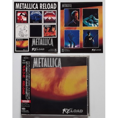 Metallica - CD - JAP - Reload + 2 Stickers