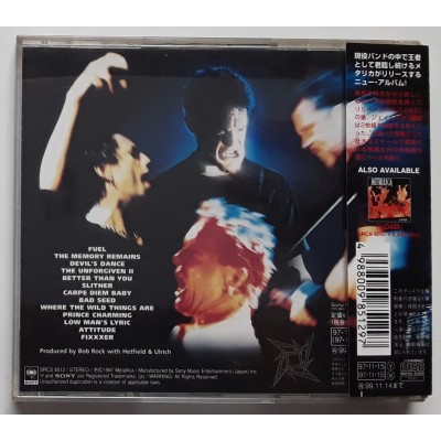 Metallica - CD - JAP - Reload + 2 Stickers
