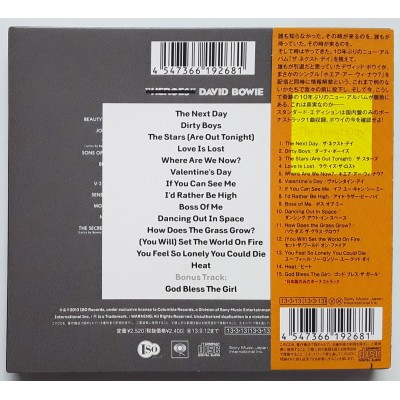 Bowie, David - CD - JAP - The Next Day