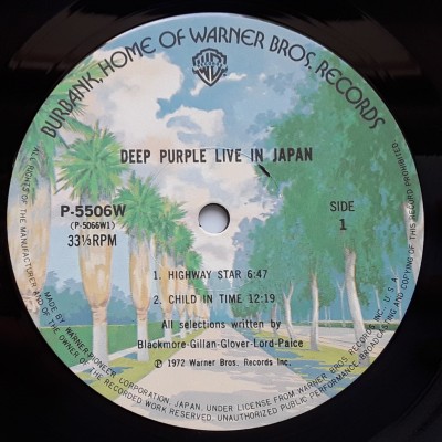 Deep Purple - 2 LP - JAP - Live In Japan