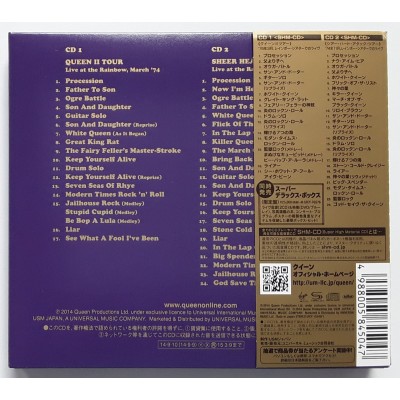 Queen - 2 CD - Live At The Rainbow - SHM-CD