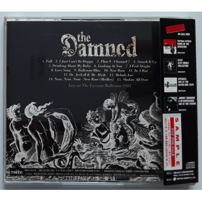 The Damned  - CD - JAP - Live At The Lyceum Ballroom 1981 - PROMO
