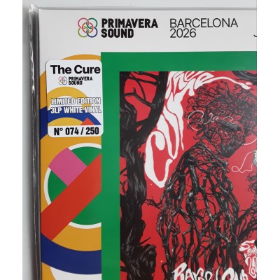 THE CURE - 3 LP - Primavera Sound Barcelona 2026 - White Vinyl