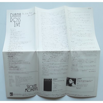 Ross, Diana - Video VHS - JAP - Stolen Moment - Live - PROMO