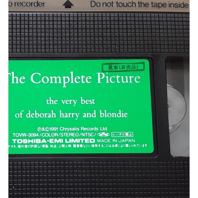 Harry, Deborah & Blondie - Video VHS - JAP - The Complete Picture - PROMO