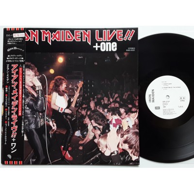 Iron Maiden - 12" - JAP - Live!! + One - WHITE LABEL PROMO