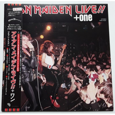 Iron Maiden - 12" - JAP - Live!! + One - WHITE LABEL PROMO