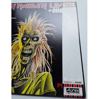 Iron Maiden - 12" - JAP - Live!! + One - WHITE LABEL PROMO