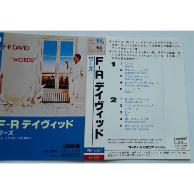 F.R. David - MC - JAP - Words