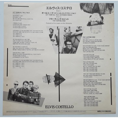 Costello, Elvis - 12" JAP - Let Them All Talk - PROMO