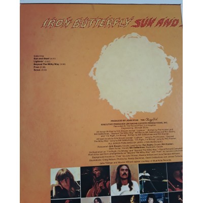 Iron Butterfly - LP - JAP - Sun And Steel