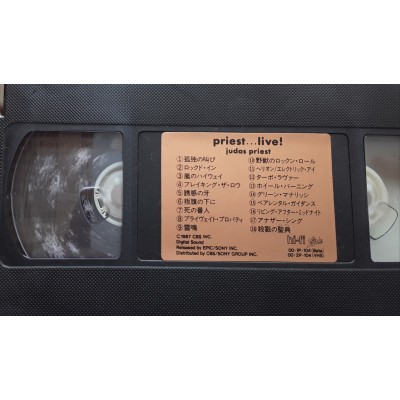 Judas Priest - VHS - JAP - Priest... Live!