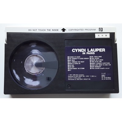 Lauper, Cyndi - Video VHS - JAP - Cyndi Lauper in Paris - PROMO