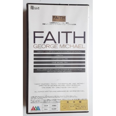 Michael, George - Video VHS - JAP - Faith - PROMO - SEALED