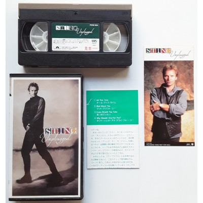 Sting - Video VHS - JAP - Unplugged - PROMO