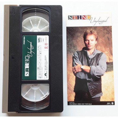 Sting - Video VHS - JAP - Unplugged - PROMO