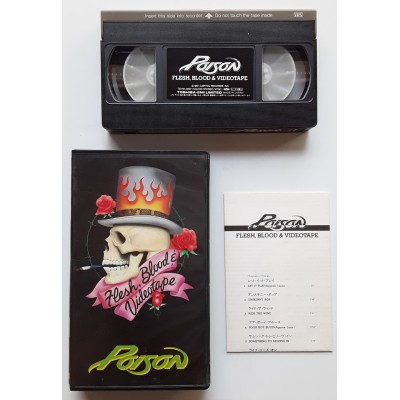 Poison - Video VHS - JAP - Flesch, Blood & Videotape - PROMO