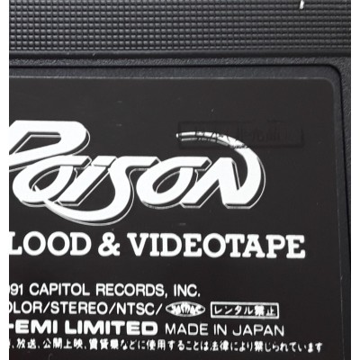 Poison - Video VHS - JAP - Flesch, Blood & Videotape - PROMO