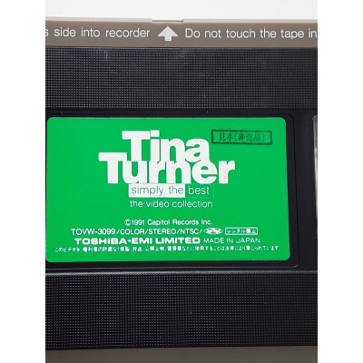 Turner, Tina - Video VHS - JAP - Simply Rhe Best The Video Collection - PROMO