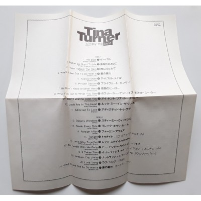 Turner, Tina - Video VHS - JAP - Simply Rhe Best The Video Collection - PROMO