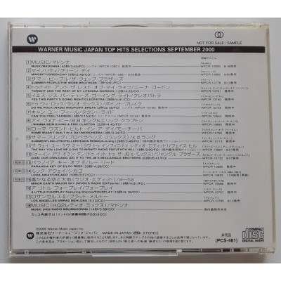 Madonna - CD - JAP - 2000 Top Hits Selections - PROMO Sampler