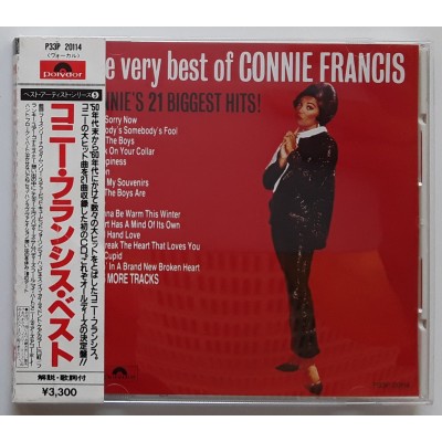 Francis, Connie - CD - JAP - The Very Best Of Connie Francis