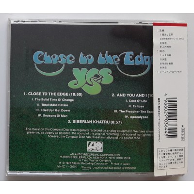 Yes - CD - JAP - Close To the Edge