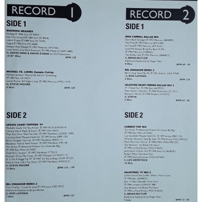 DMC - 2 x 12" UK - The Megamixes - Madonna - Michael Jackson - Celine Dion