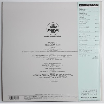 Mozart, Amadeus - LP - JAP - Requiem, K.626 - THE SUPER ANALOGUE DISC