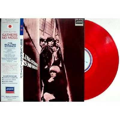Rolling Stones - 2 LP - JAP - Gathers No Moss - Red Vinyl