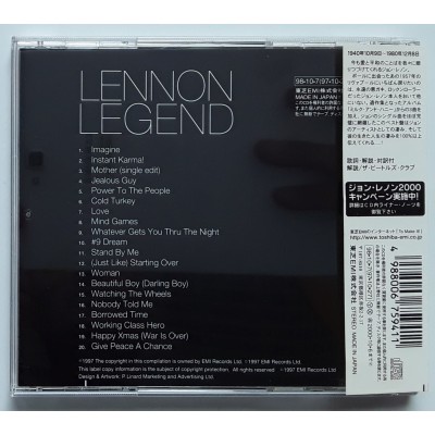 Lennon, John - Beatles - CD - JAP -  Lennon Legend- The Very Best Of John Lennon